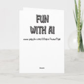 Grappige oude vrouw verjaardag Humor Kaart (Achterkant)