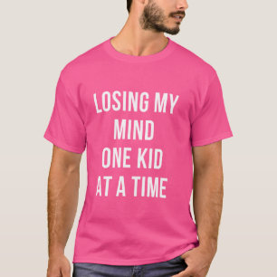 Grappige ouder die mijn verstand één Kind per keer T-shirt