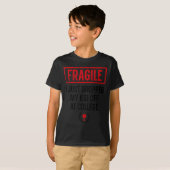 Grappige ouder fragiel ik heb net mijn Kind afgeze T-shirt (Voorkant volledig)