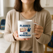 Grappige Ouder Mok; Grappige Planner vs Lidmaatsch Koffiemok