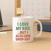 Grappige ouder Mok; Ik hou van mijn Kinderen en dr Koffiemok