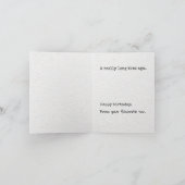 Grappige ouderdomsverjaardag Kaart, gevoerd Notiti Kaart (Binnen)