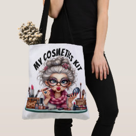 Grappige Oudere Cosmetische Tassen - Zie Achterkan