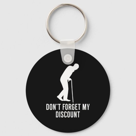 Grappige Oudere Grap Grappige Cadeau Oudere Burger Sleutelhanger (Voorkant)