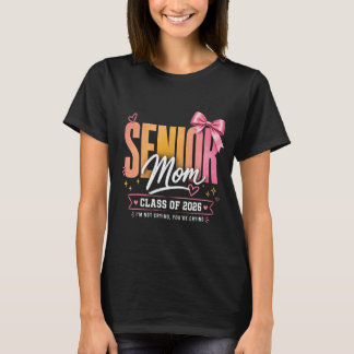 Grappige Oudere Moeder Klas van 2026 Middelbare Sc T-shirt