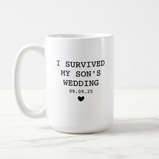 Grappige Ouders Bruidegom Cadeau Heb Mijn Zoons Tr Koffiemok (Links)