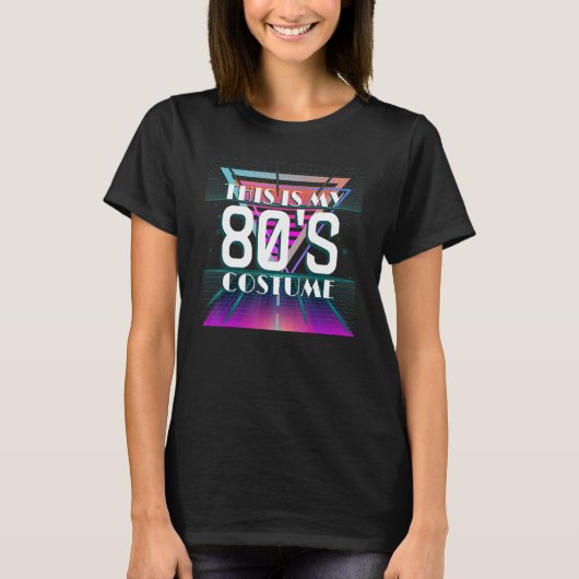 Grappige Outfit Eighties Retro Party Dit is mijn 8 T-shirt (Voorkant)