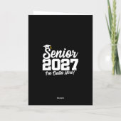 Grappige Outta Here Afstudeerklas van 2027 Kaart (Achterkant)