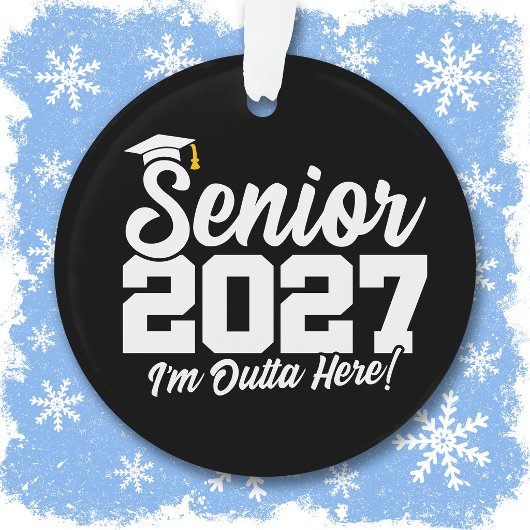 Grappige Outta Here Afstudeerklas van 2027 Ornament