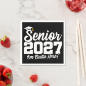 Grappige Outta Here Afstudeerklas van 2027 Servet (Insitu)