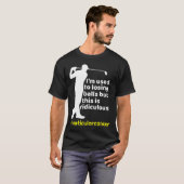 Grappige overlevende teelbalkanker golfspeler Orch T-shirt (Voorkant volledig)