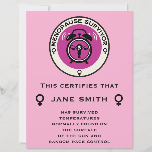 Grappige overlever van de menopauze (Voorkant)