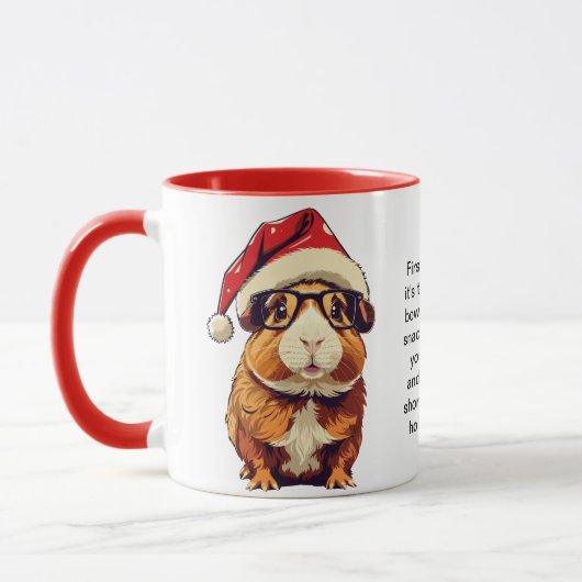 Grappige overlevingstips van een cavia mok (Links)