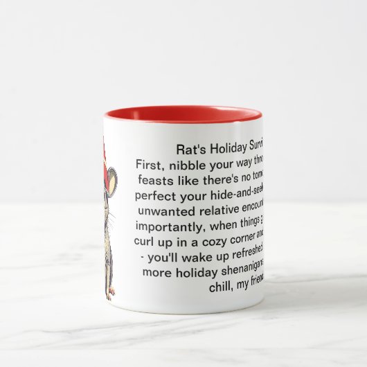 Grappige overlevingstips van een rat mok (Midden)