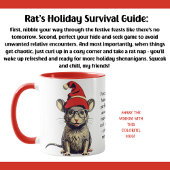 Grappige overlevingstips van een rat mok