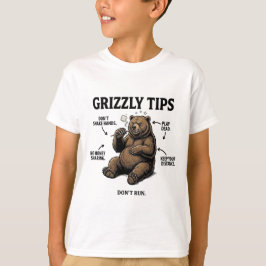 Grappige Overlevingstips voor Grizzlyberen Buitenh T-shirt