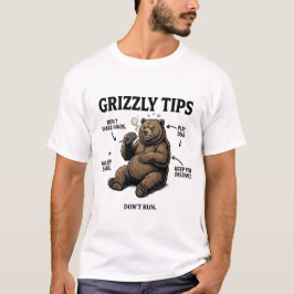 Grappige Overlevingstips voor Grizzlyberen Buitenh T-shirt