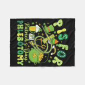 Grappige P Is Flebotomie St Patrick's Day Flebotom Fleece Deken (Voorkant (Horizontaal))