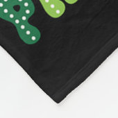 Grappige P Is Flebotomie St Patrick's Day Flebotom Fleece Deken (Hoek)