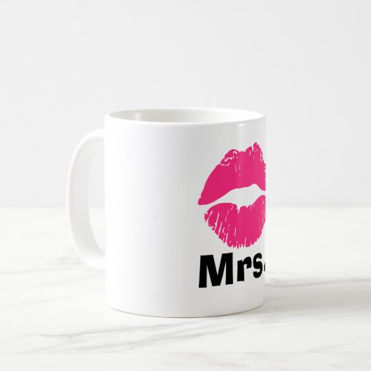 grappige paar mok x2 , mr & mrs (Voorkant links)