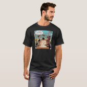 Grappige paard bankovervaller t-shirt (Voorkant volledig)