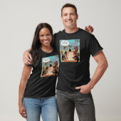 Grappige paard bankovervaller t-shirt (Unisex)