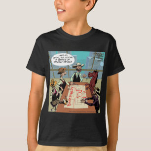Grappige paard bankovervaller t-shirt