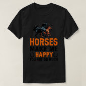 Grappige paard geschenken t-shirt (Design voorkant)