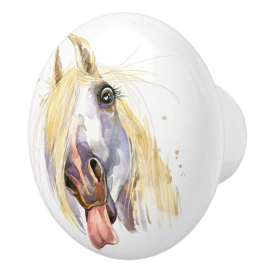 Grappige paard lade knoppen (Rechts)