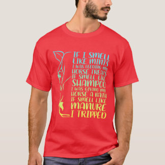 Grappige Paard Liefhebber Horseback Equestrian Dre T-shirt