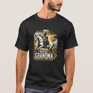 Grappige Paard Oma Definitie Paardrijden Ho T-shirt