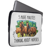 Grappige paarden laptop mouw sleeve (Voorkant Rechts)