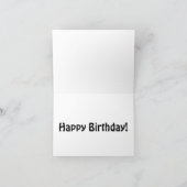 Grappige paarden met ballonnen Verjaardag Kaart (Binnen)