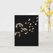 Grappige Paardenbloem Konijn Bloem  Kaart (Gele Bloem)