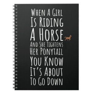 Grappige paardencadeaus voor vrouwen tiener meisje notitieboek