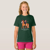 grappige paardenheks t-shirt (Voorkant volledig)