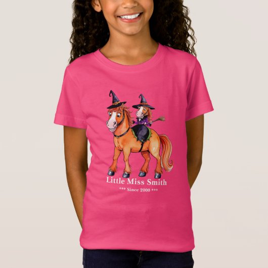 grappige paardenheks t-shirt (Voorkant)