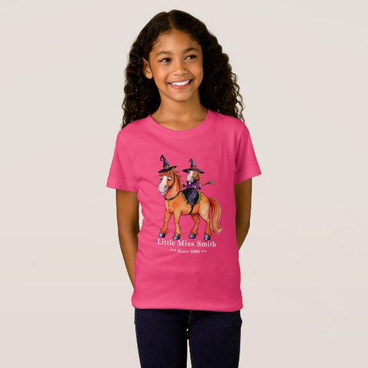 grappige paardenheks t-shirt (Voorkant volledig)