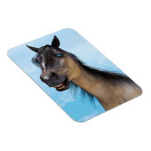 Grappige paardenlach portretkunst magneet (Rechterzijde)