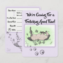 Grappige Paardenliefhebber Feest Fantasievolle Blo RSVP Kaartje