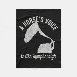 Grappige Paardenliefhebber Graphic - Paardensport Fleece Deken