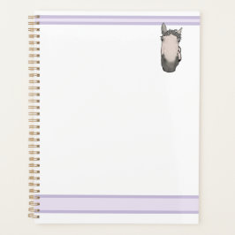 Grappige paardenliefhebber Whimsical toezichthoude Planner