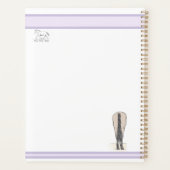 Grappige paardenliefhebber Whimsical toezichthoude Planner (Achterkant)
