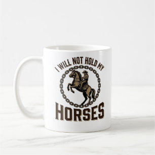 Grappige paardenquote vintage western rijdesign_1 koffiemok