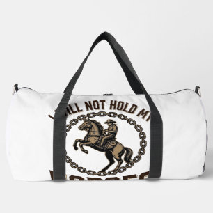 Grappige paardenquote vintage western rijdesign_1 plunjezak
