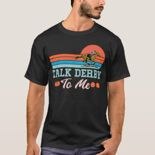 grappige paardenrace derby paard wedden race paard t-shirt