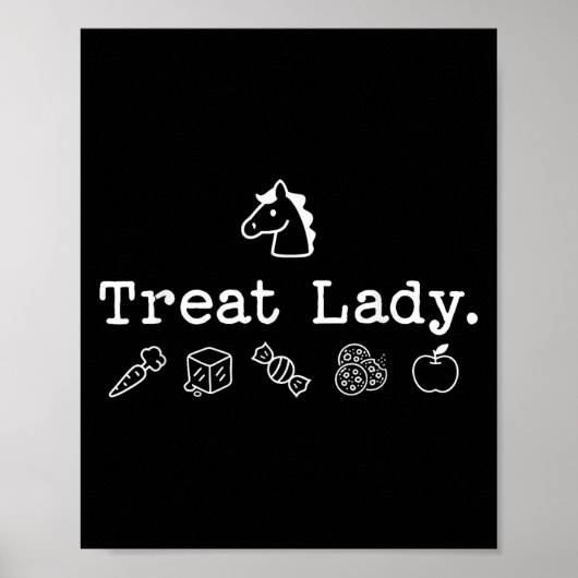 Grappige paardentraktaten dame - paard moeder eque poster (Voorkant)