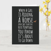 Grappige paardkaarten voor vrouwen tiener meisjes  kaart (Gele Bloem)