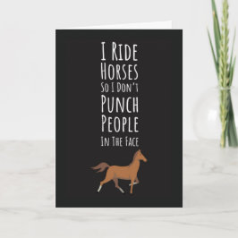 Grappige Paardrij Kaarten Ruiter Paardenliefhebber