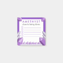 Grappige Paarse Amethyst Takenlijst